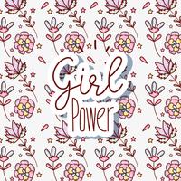 Woman power pattern background