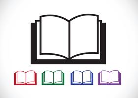 Book Icon  Symbol Sign vector