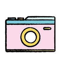 digital camera to take a picture art vector