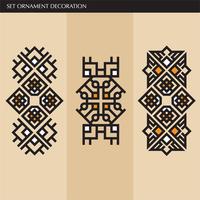 Luxury  Japanese, calligraphic, Aztec elegant ornament lines for label vector
