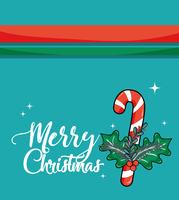 merry chistmas decoration card to celebration vector