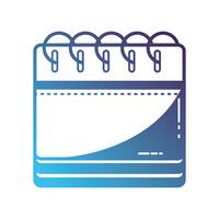 silhouette calendar information to organizer event day vector