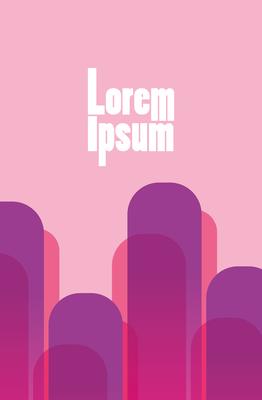 Futuristic liquid worm poster