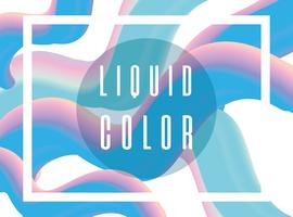 Futuristic liquid worm poster vector