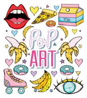 Pop art cartoon vector