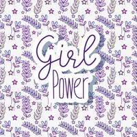 Woman power pattern background vector