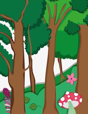 How to Draw a Forest Background: A Step by Step Guide – Improve Drawing