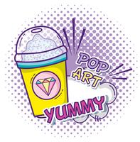 Pop art cartoons concept vector