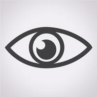 Icono de ojo símbolo de signo vector