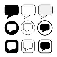 speech bubbles icon symbol sign vector