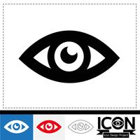 eye icon  symbol sign vector