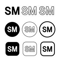 Service Mark icon symbol sign vector