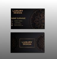 business card luxury vector