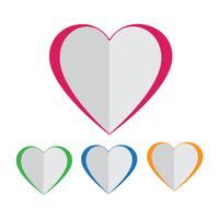 Love Heart icon vector