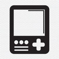 Icono de la consola de juegos portátil