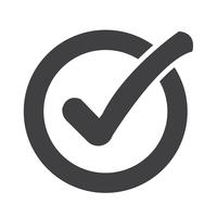 Icono de botón de lista de verificación