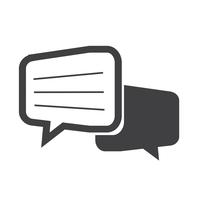 Chat Dialogue Icon vector