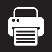 icono de fax web vector