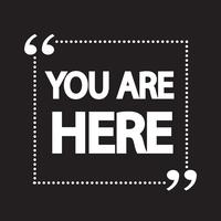 You are here icon vector