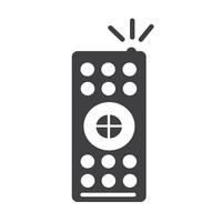 tv remote control icon vector
