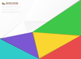 Fondo colorido abstracto de los elementos del diseño del modelo del corte del papel. ilustración vectorial eps10 vector