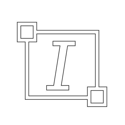 Italic Text font edit letter icon