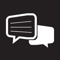 Chat Dialogue Icon vector