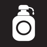 Shower Gel, Liquid Soap Dispenser Icon vector