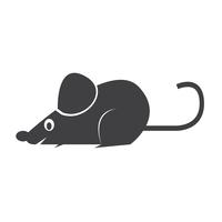 icono de rata del ratón vector