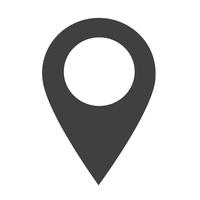 GPS location Map pointer icon vector