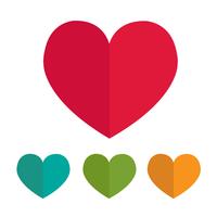 Love Heart icon vector