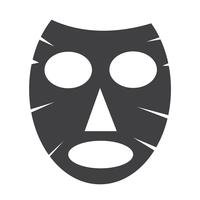 Facial mask icon vector