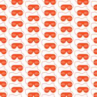 Pattern background sleep eye mask icon vector