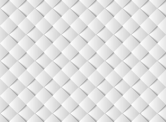 Abstract white paper cut square pattern design. illustration vector eps10