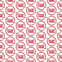 Pattern background You are here icon vector