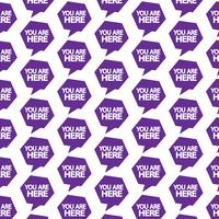 Pattern background You are here icon vector