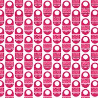 Pattern background please do not disturb door hanger icon vector