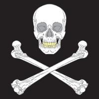 Pirate Sign Black vector