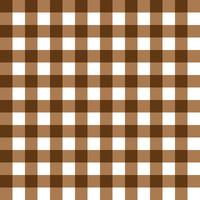 Dark Brown and Light Brown Plaid Fabric Pattern