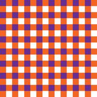 Purple and Orange Plaid Fabric Pattern
