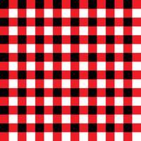 Red and Black Plaid Fabric Pattern