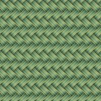 Green Wicker Seamless Pattern Vector illustration