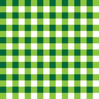 Dark Green and Light Green Plaid Fabric Pattern vector