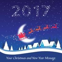 New Year Greeting Card vector