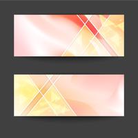 Abstract Banner rose pink background vector illustration