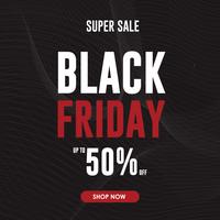 Black Friday Sale Poster Vector Design