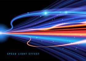 Fantasy Light Speed Background vector