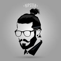 Hipster men style 03 vector