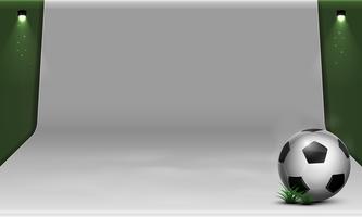 White soccer backdrop vector