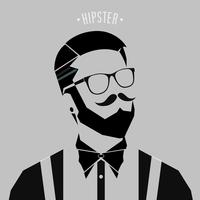 hipster men style vector